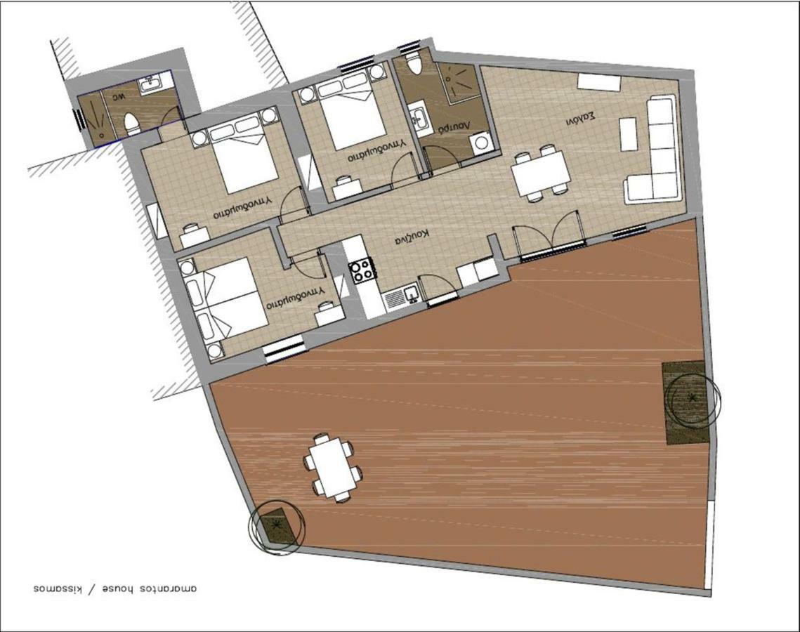 הוילה קיסאמוס Amarantos House מראה חיצוני תמונה